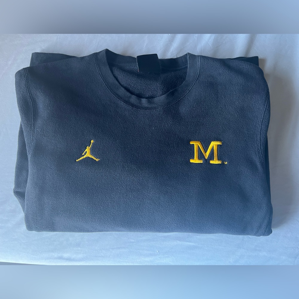 New without tags, Jordan fleece University of Michigan sweater